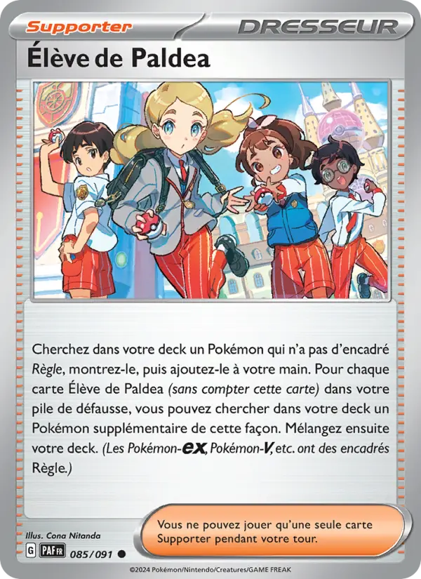 Carte Pokemon 085/091 Élève de Paldea | LorenZone