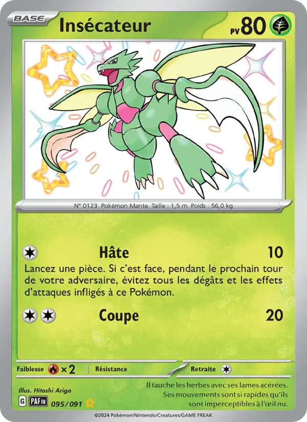 Carte Pokemon 095/091 Insécateur | LorenZone