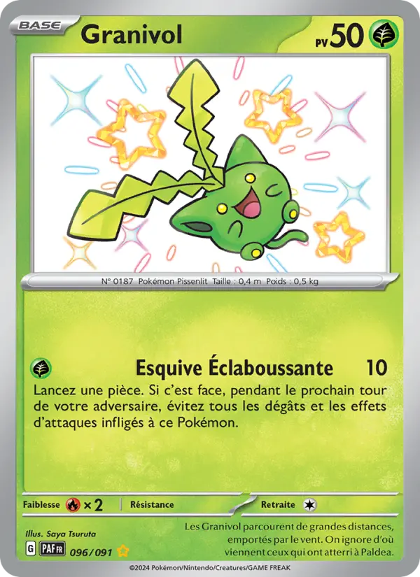 Carte Pokemon 096/091 Granivol | LorenZone
