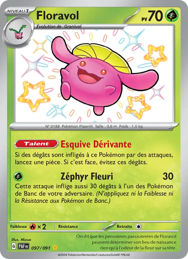 Carte Pokemon 097/091 Floravol | LorenZone