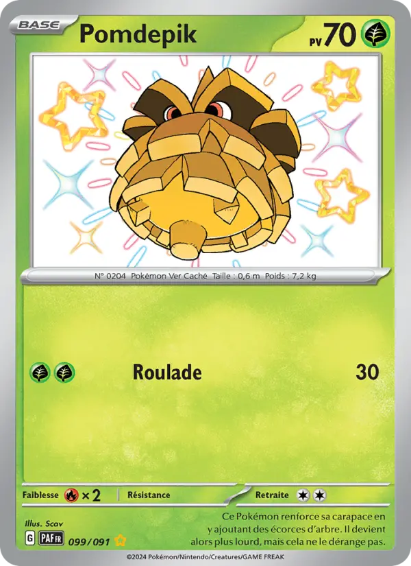 Carte Pokemon 099/091 Pomdepik | LorenZone