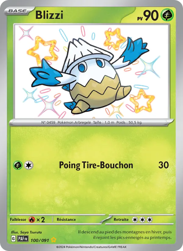 Carte Pokemon 100/091 Blizzi | LorenZone