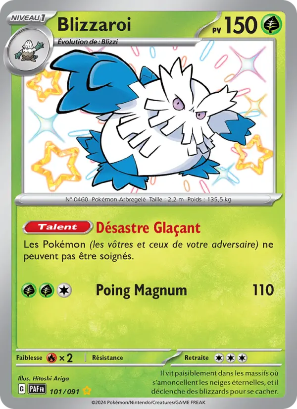 Carte Pokemon 101/091 Blizzaroi | LorenZone