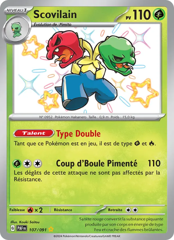Carte Pokemon 107/091 Scovilain | LorenZone