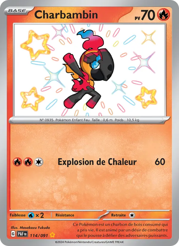 Carte Pokemon 114/091 Charbambin | LorenZone