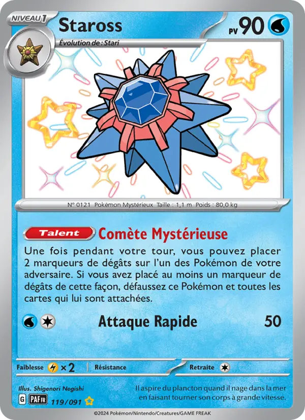 Carte Pokemon 119/091 Staross | LorenZone