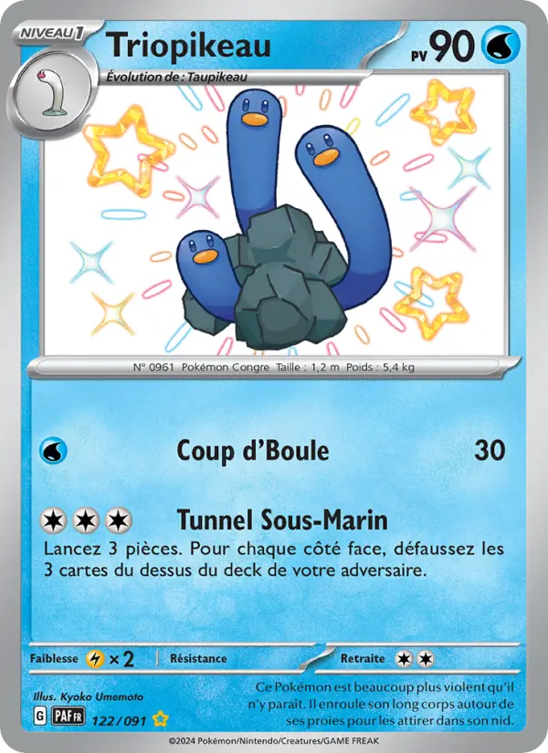 Carte Pokemon 122/091 Triopikeau | LorenZone