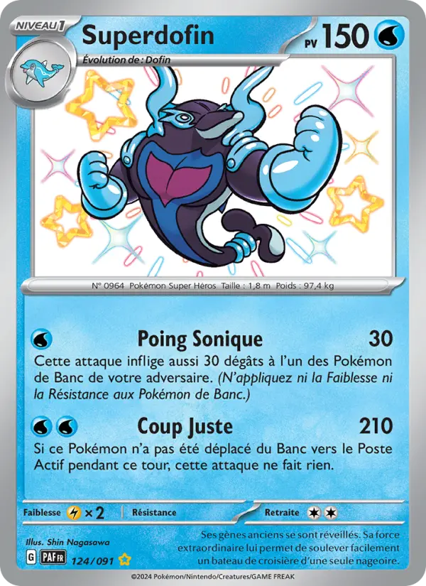 Carte Pokemon 124/091 Superdofin | LorenZone