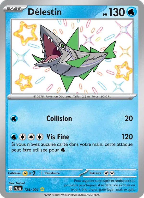 Carte Pokemon 125/091 Délestin | LorenZone