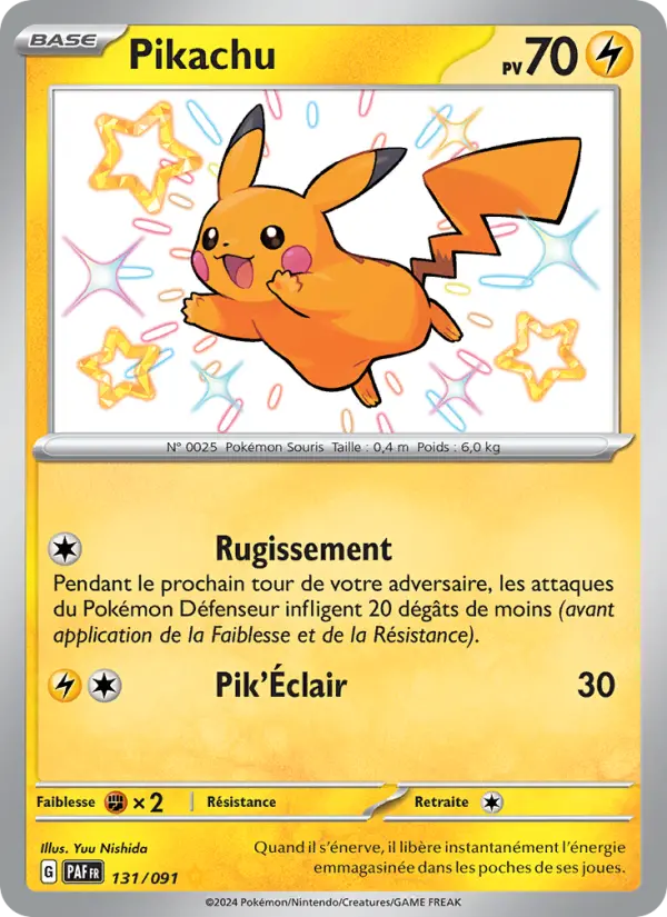 Carte Pokemon 131/091 Pikachu | LorenZone