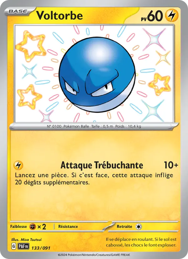 Carte Pokemon 133/091 Voltorbe | LorenZone