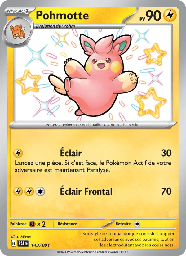 Carte Pokemon 143/091 Pohmotte | LorenZone