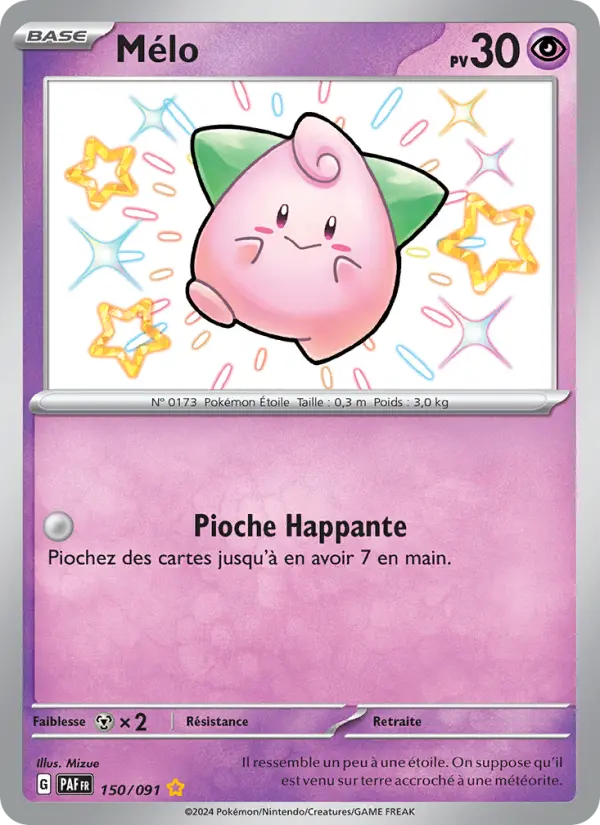 Carte Pokemon 150/091 Mélo | LorenZone