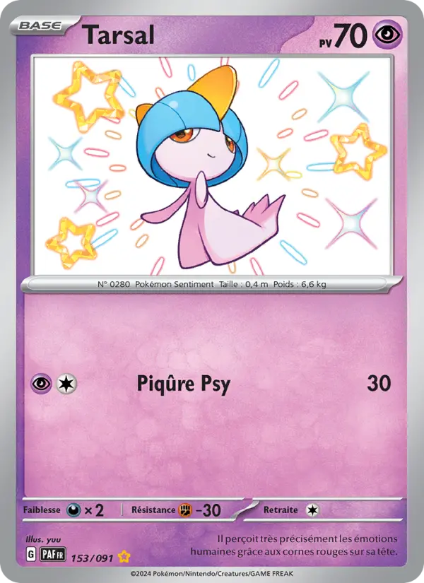 Carte Pokemon 153/091 Tarsal | LorenZone