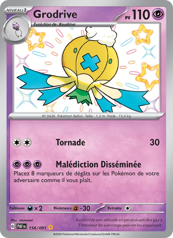 Carte Pokemon 156/091 Grodrive | LorenZone