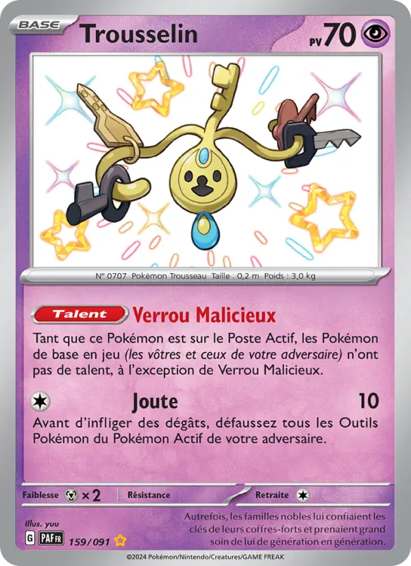 Carte Pokemon 159/091 Trousselin | LorenZone