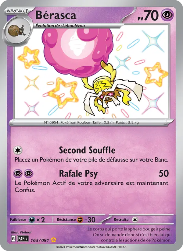 Carte Pokemon 163/091 Bérasca | LorenZone