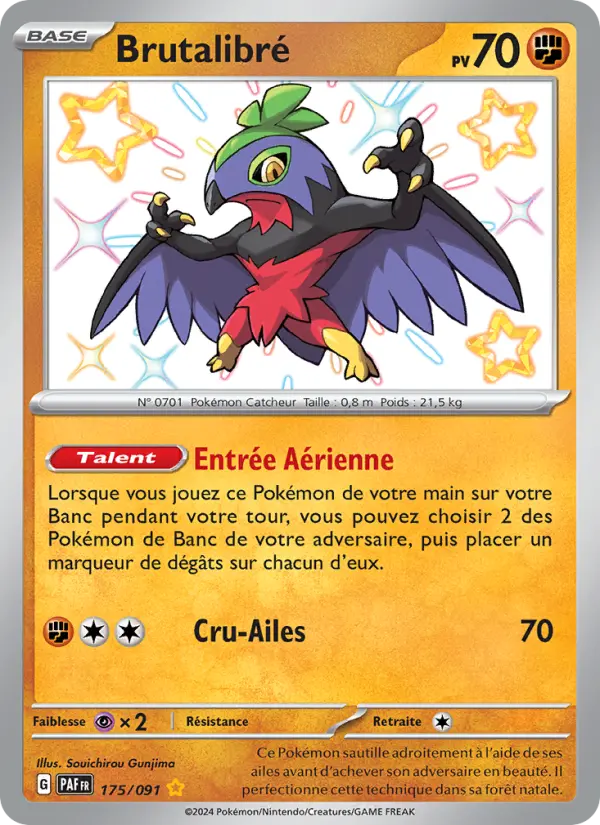 Carte Pokemon 175/091 Brutalibré | LorenZone