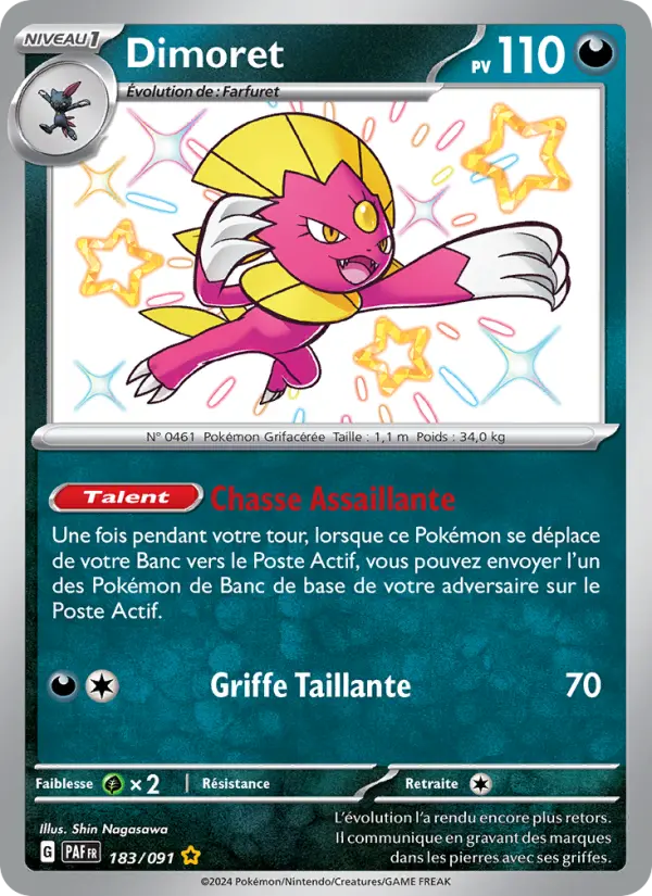 Carte Pokemon 183/091 Dimoret | LorenZone