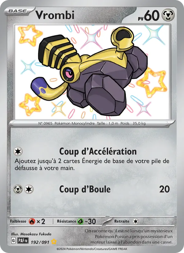 Carte Pokemon 192/091 Vrombi | LorenZone