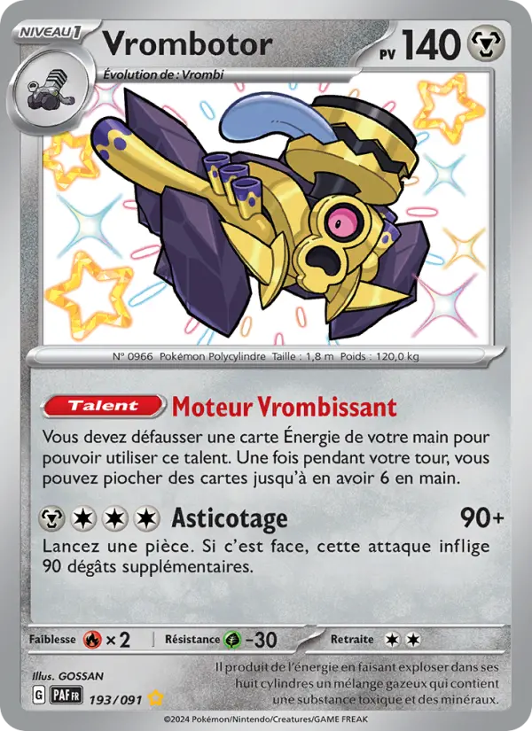 Carte Pokemon 193/091 Vrombotor | LorenZone