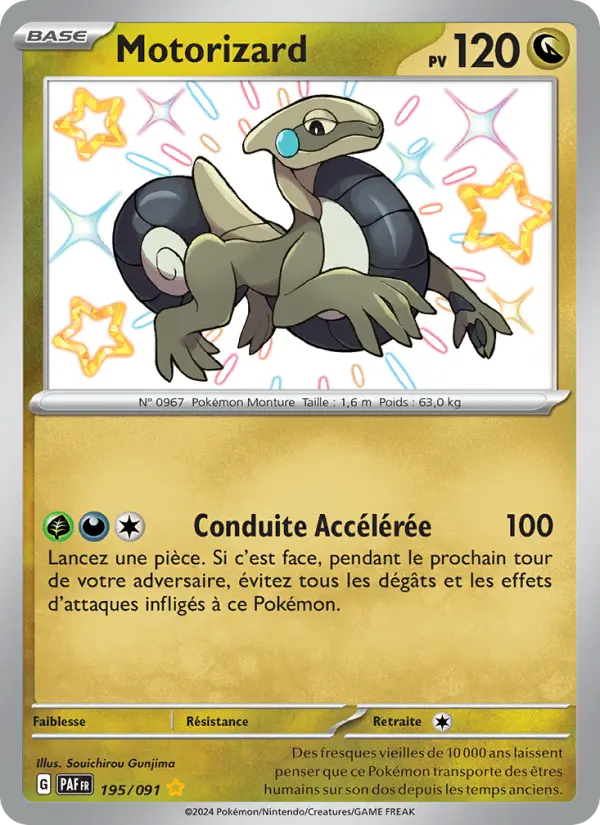 Carte Pokemon 195/091 Motorizard | LorenZone