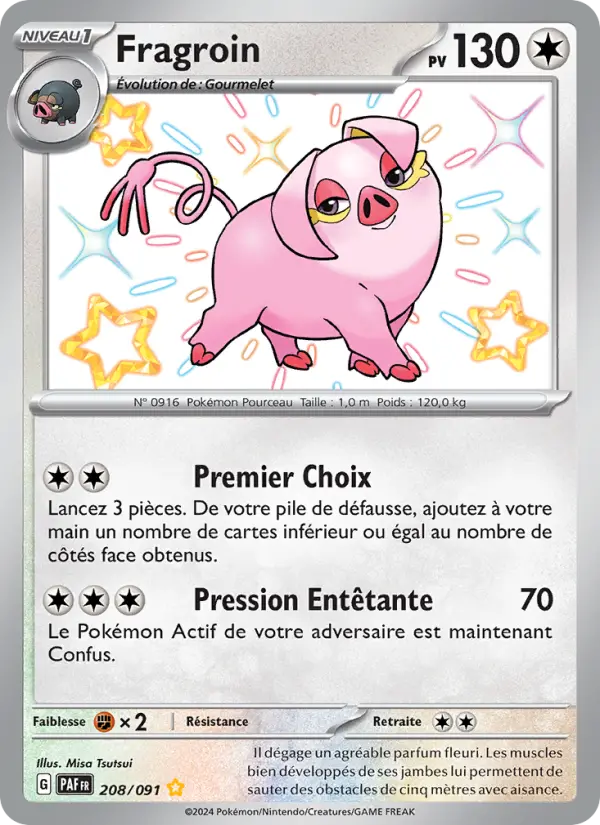 Carte Pokemon 208/091 Fragroin | LorenZone