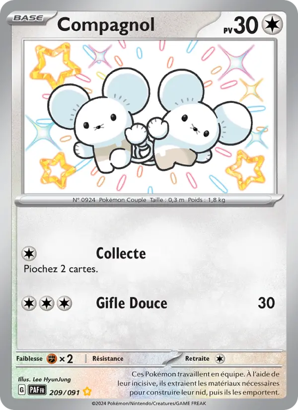 Carte Pokemon 209/091 Compagnol | LorenZone