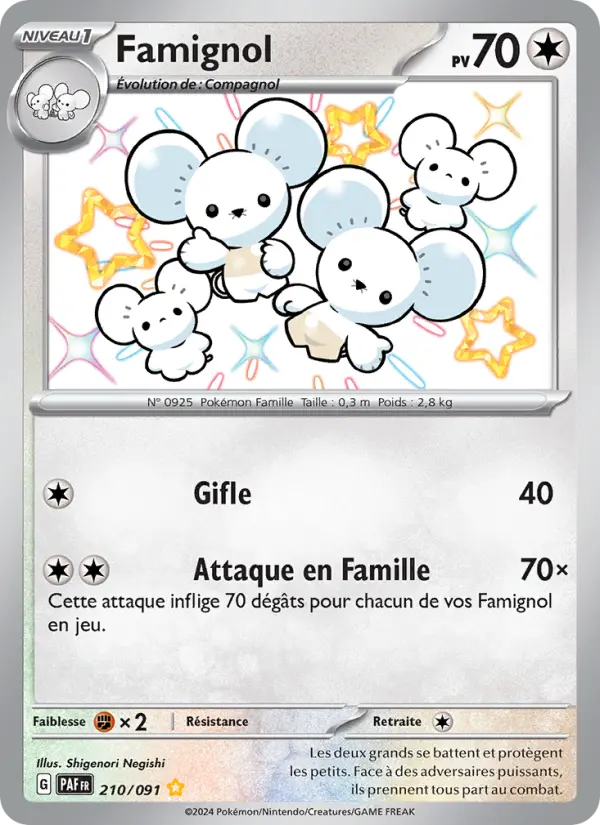 Carte Pokemon 210/091 Famignol | LorenZone
