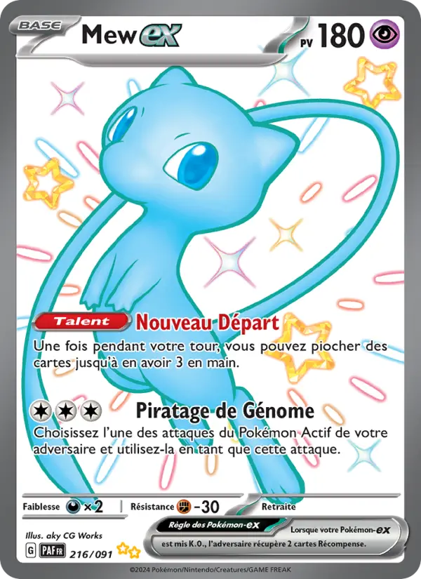 Carte Pokemon 216/091 Mew-ex | LorenZone