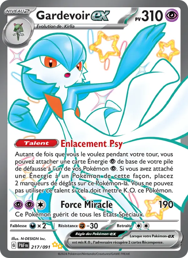 Carte Pokemon 217/091 Gardevoir-ex | LorenZone