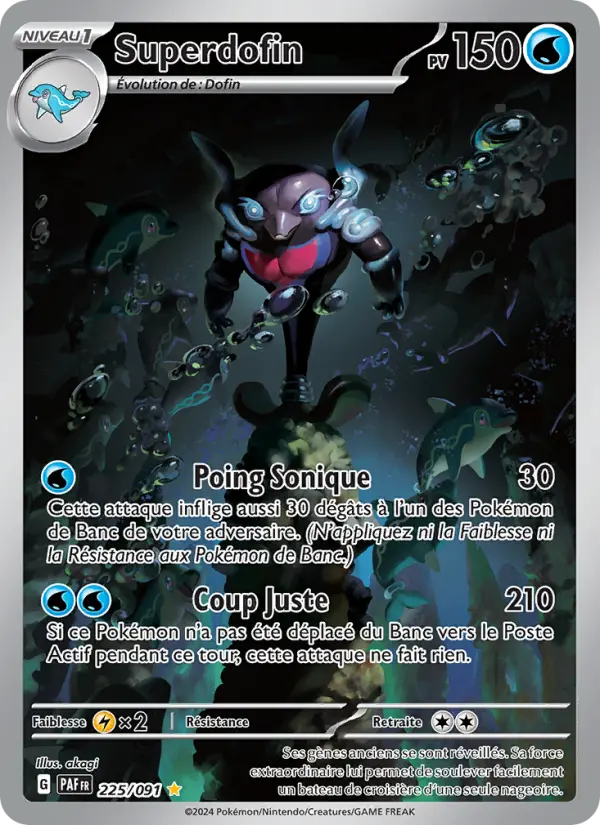 Carte Pokemon 225/091 Superdofin Illustration Rare | LorenZone