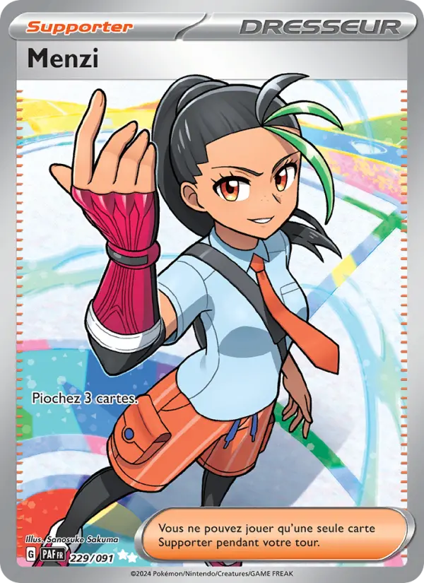 Carte Pokemon 229/091 Menzi | LorenZone