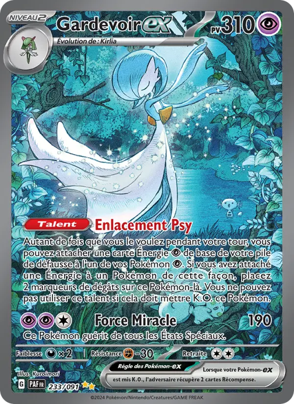 Carte Pokemon 233/091 Gardevoir-ex Illustration Spéciale Rare | LorenZone