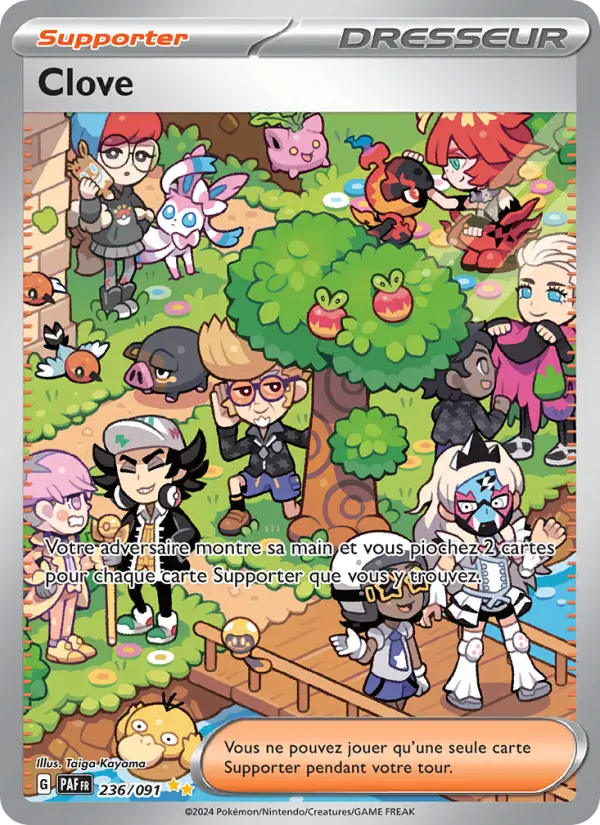 Carte Pokemon 236/091 Clove Illustration Spéciale Rare | LorenZone