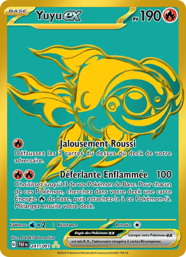 Carte Pokemon 241/091 Yuyu-ex Hyper Rare | LorenZone