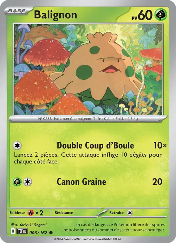 Carte Pokemon 006/162 Balignon Reverse | LorenZone