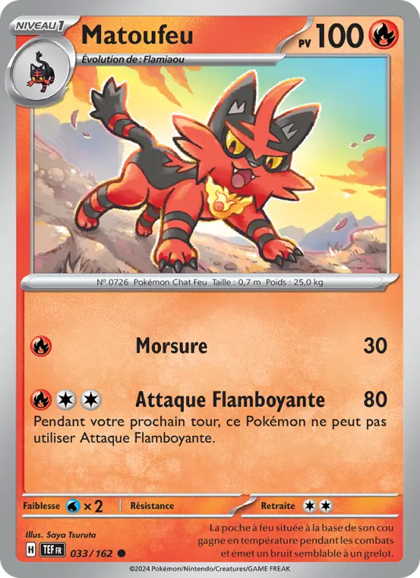 Carte Pokemon 033/162 Matoufeu Reverse | LorenZone