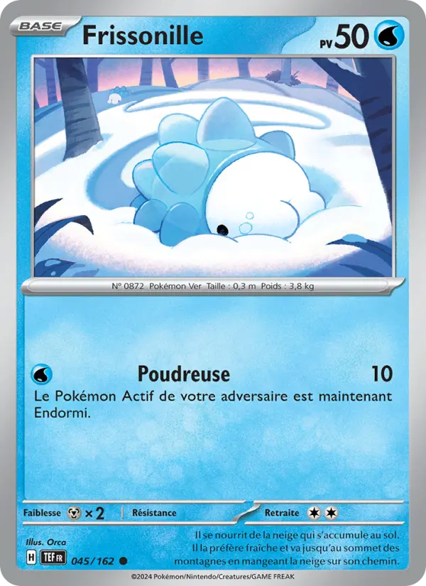 Carte Pokemon 045/162 Frissonille Reverse | LorenZone