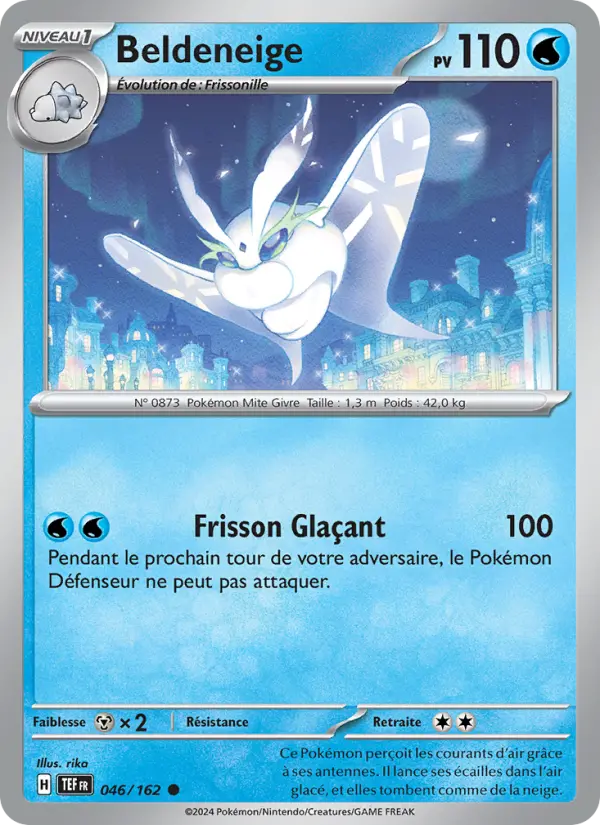 Carte Pokemon 046/162 Beldeneige Reverse | LorenZone