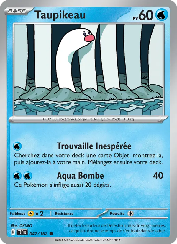 Carte Pokemon 047/162 Taupikeau Reverse | LorenZone