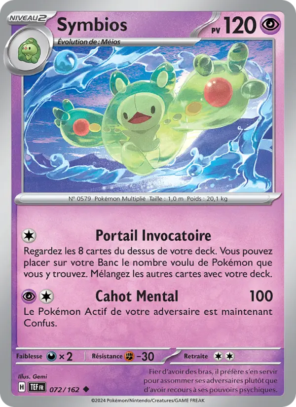 Carte Pokemon 072/162 Symbios Reverse | LorenZone