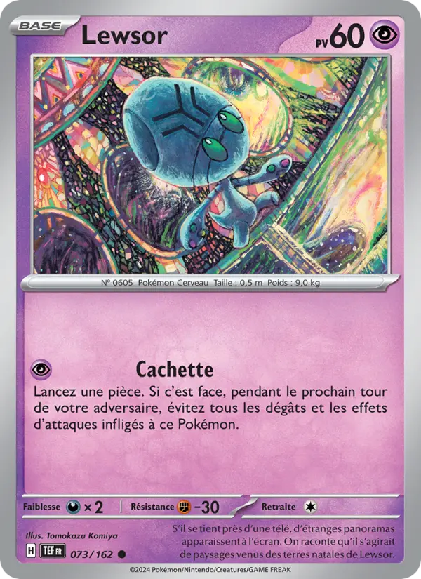Carte Pokemon 073/162 Lewsor Reverse | LorenZone