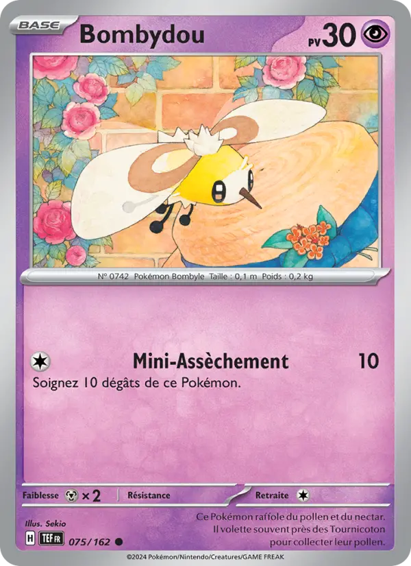 Carte Pokemon 075/162 Bombydou Reverse | LorenZone
