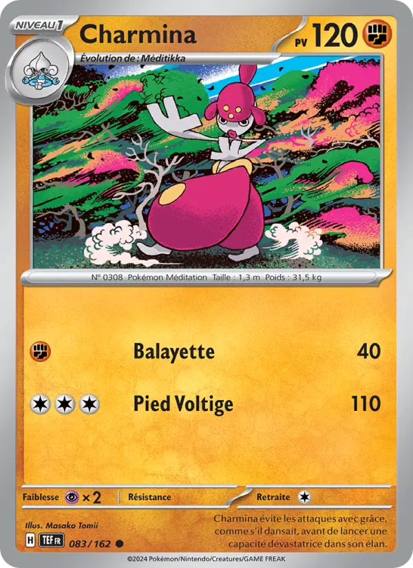 Carte Pokemon 083/162 Charmina Reverse | LorenZone