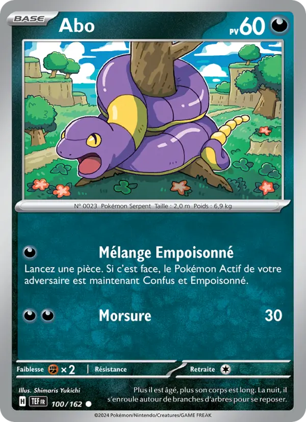 Carte Pokemon 100/162 Abo Reverse | LorenZone