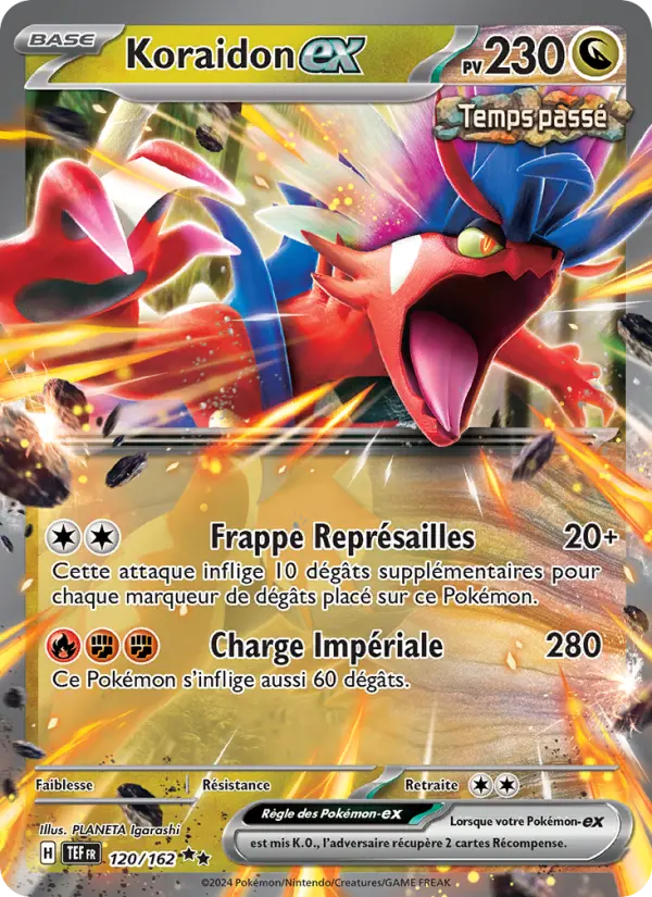 Carte Pokemon 120/162 Koraidon-ex Holo | LorenZone