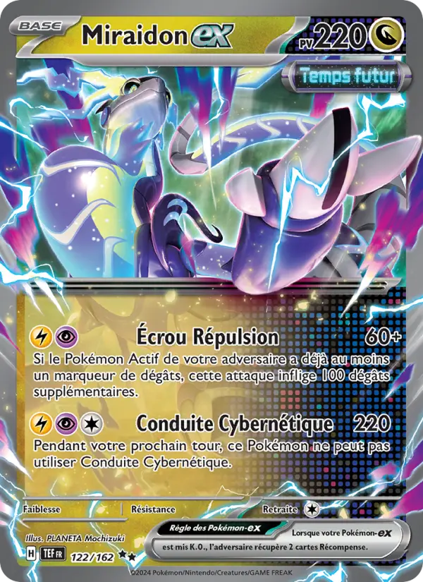 Carte Pokemon 122/162 Miraidon-ex Holo | LorenZone