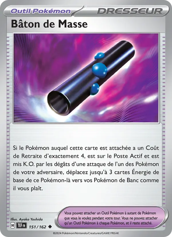Carte Pokemon 151/162 Bâton de Masse Reverse | LorenZone