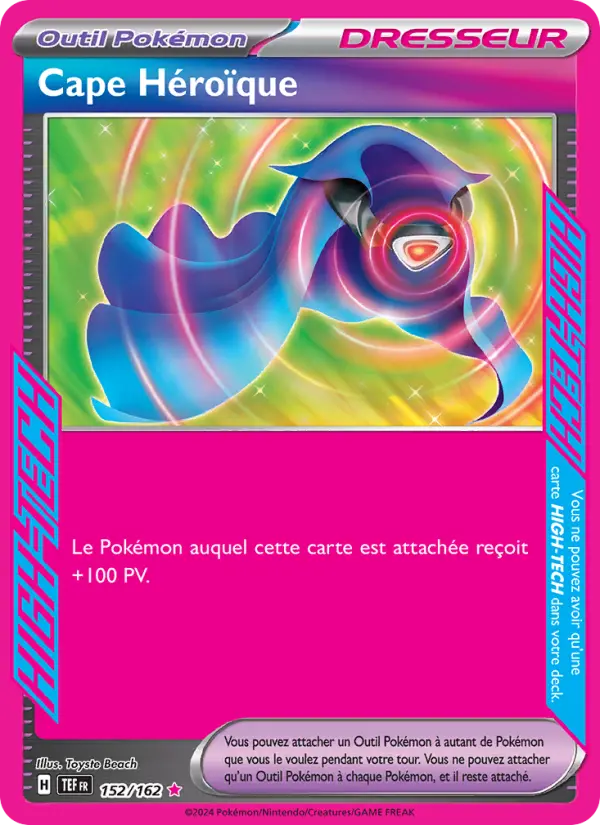Carte Pokemon 152/162 Cape Héroïque Holo | LorenZone